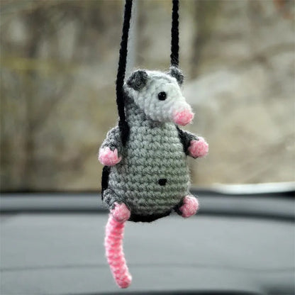 🐭❤️ Handmade Felt Mouse Charm - Your Pocket-Sized Companion! ❤️🐭