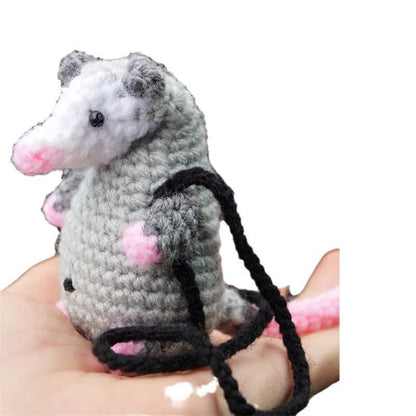 🐭❤️ Handmade Felt Mouse Charm - Your Pocket-Sized Companion! ❤️🐭