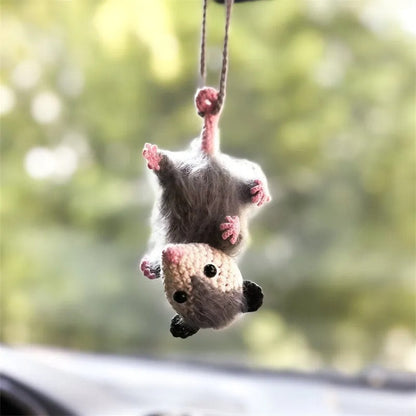 🐭❤️ Handmade Felt Mouse Charm - Your Pocket-Sized Companion! ❤️🐭