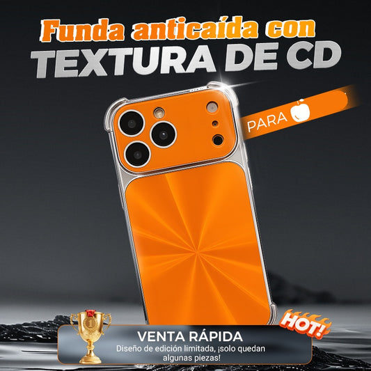Funda con textura de CD a prueba de caídas en las cuatro esquinas para 🍎 - Compra 2: ENVÍO GRATIS🛫 y 40 % DE DESCUENTO en el segundo🔥