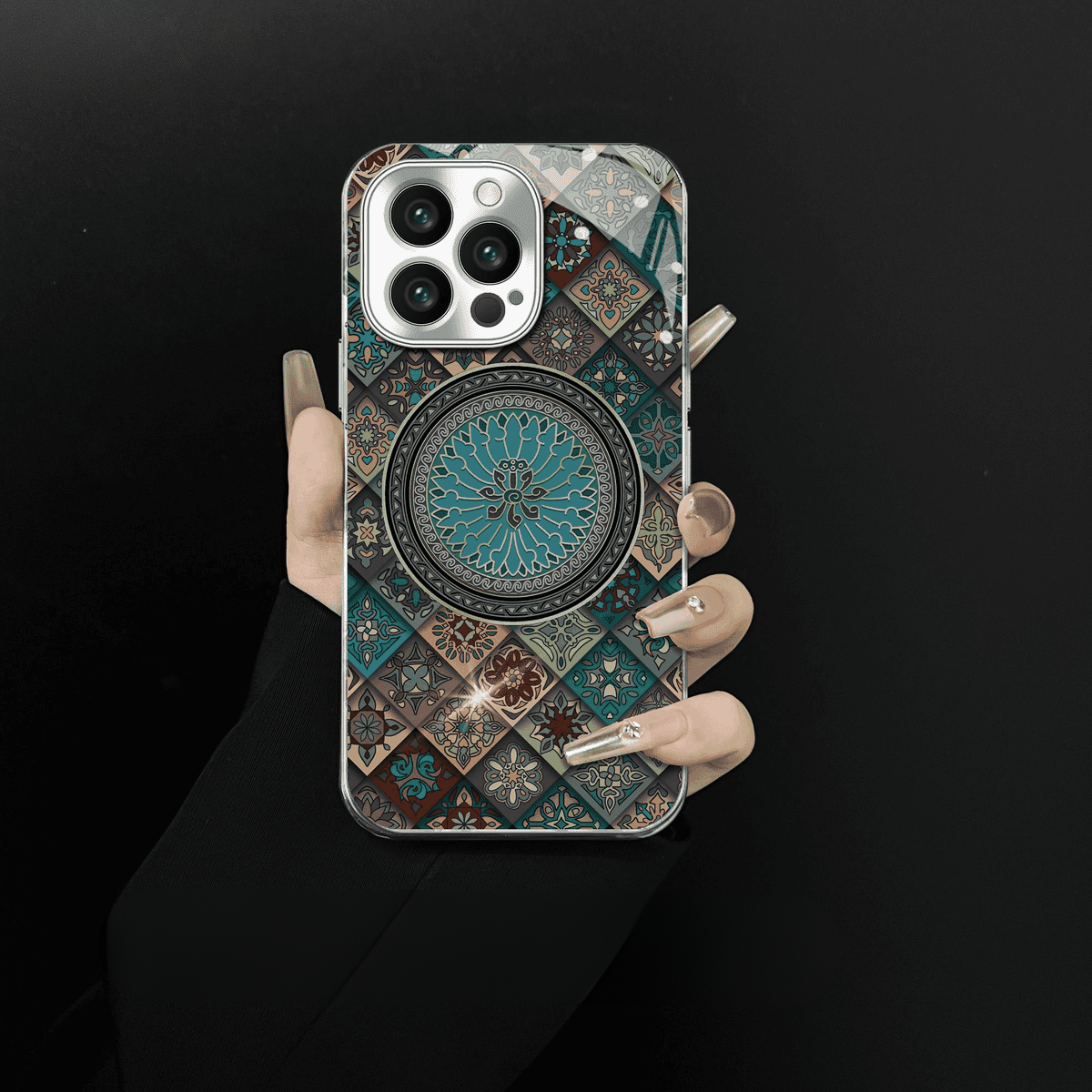 Funda con diseño de flor de loto azul para iPhone - Compra 2: ENVÍO GRATIS🛫 y 40 % DE DESCUENTO en la segunda🔥