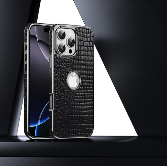 Funda de piel de cocodrilo para iPhone