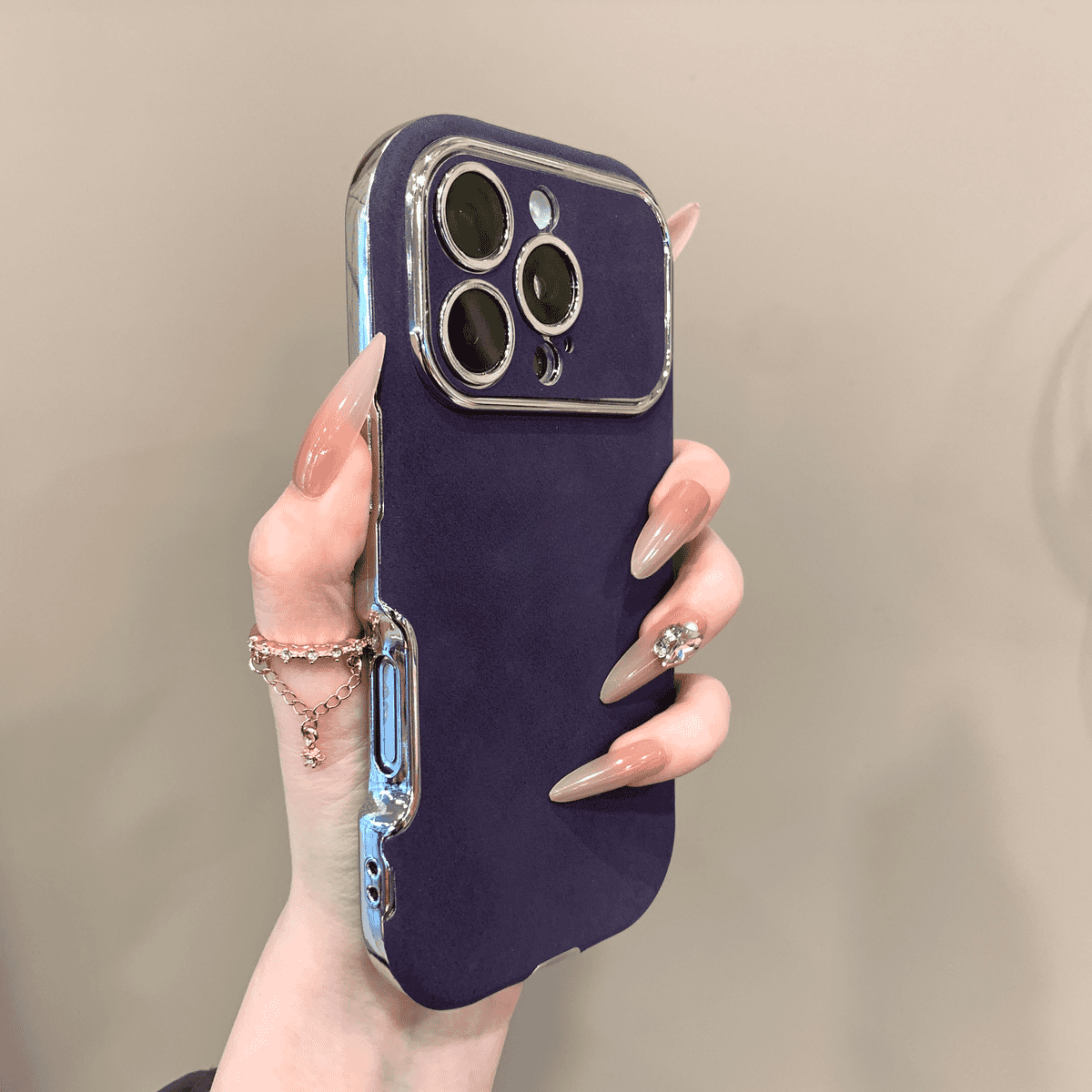 Funda de piel de nobuck para iPhone--🔥Segundo artículo con un 40% de descuento