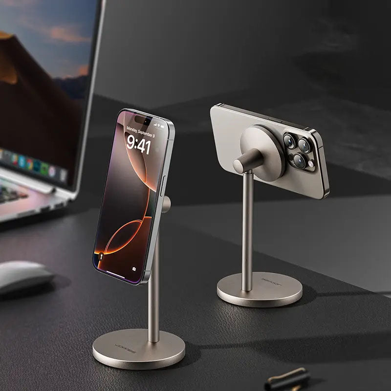 ✨ Soporte magnético minimalista para teléfono | Potencia invisible, libera tus manos ✨