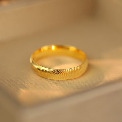 💍✨ Captura el Resplandor Misterioso – Anillo de Piedra Ojo de Gato con Pulido Espejo ✨💍