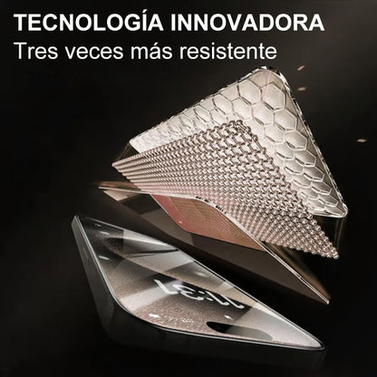 Juego de protectores de pantalla resistentes a golpes, polvo y antihuellas
