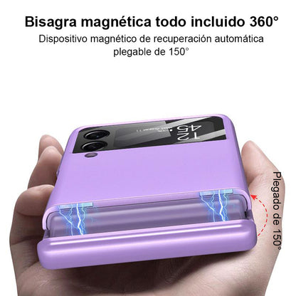 Funda dura de plástico resistente a golpes, magnética y todo incluido, para Galaxy Z Flip4 Flip3 5G
