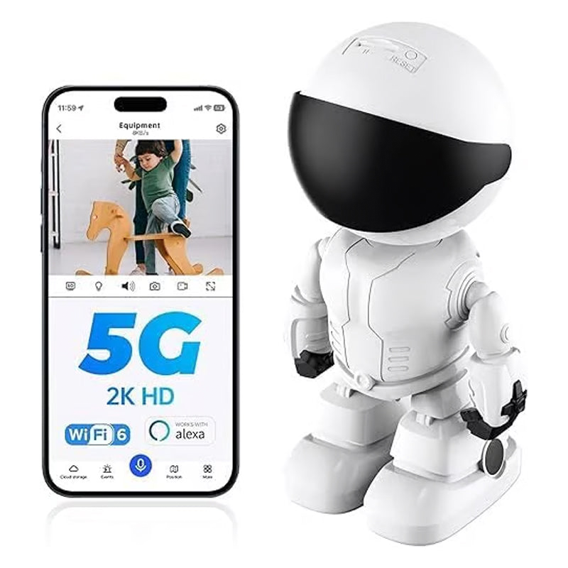 Cámara Robot de Detección de Movimiento Interior Inalámbrica-🛬Oferta de envío gratuito por tiempo limitado🔥
