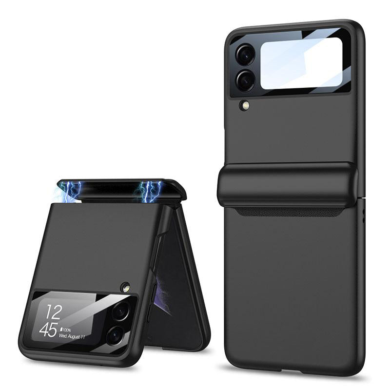 Funda dura de plástico resistente a golpes, magnética y todo incluido, para Galaxy Z Flip4 Flip3 5G