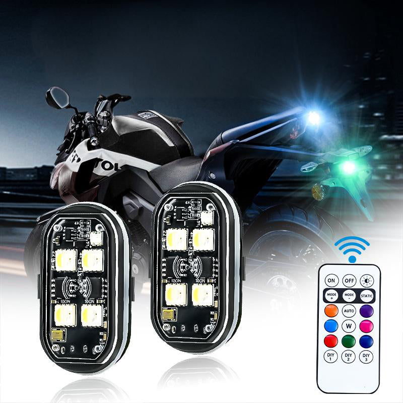 Luz LED de Advertencia Portátil para Auto con Control Remoto