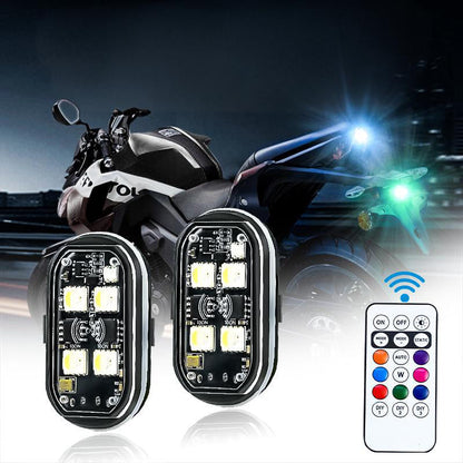 Luz LED de Advertencia Portátil para Auto con Control Remoto