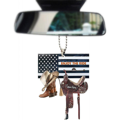 🤠✨ El Colgante para Coche de Bota Western - ¡Viaja Hacia el Atardecer con Estilo! ✨🤠