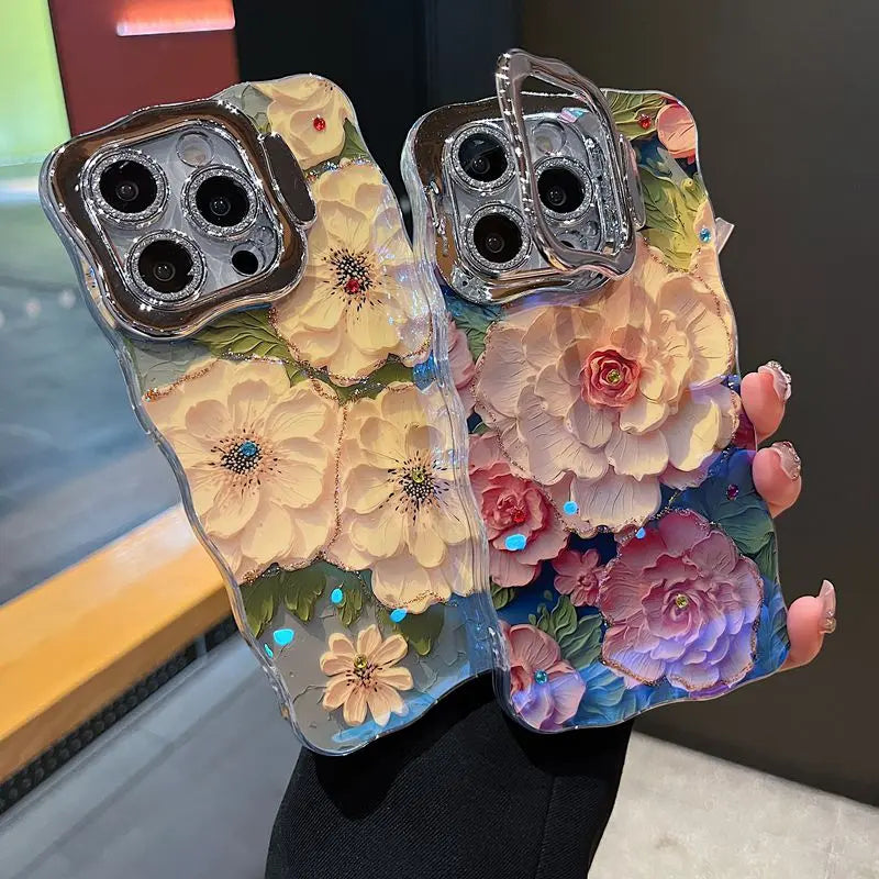 Elegante funda Peonía para iPhone