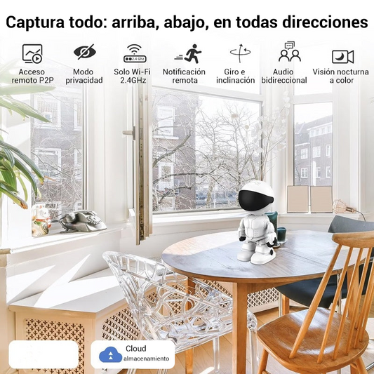 Cámara Robot de Detección de Movimiento Interior Inalámbrica-🛬Oferta de envío gratuito por tiempo limitado🔥