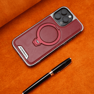 Funda con soporte magnético de metal para iPhone