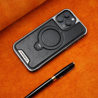 Funda con soporte magnético de metal para iPhone