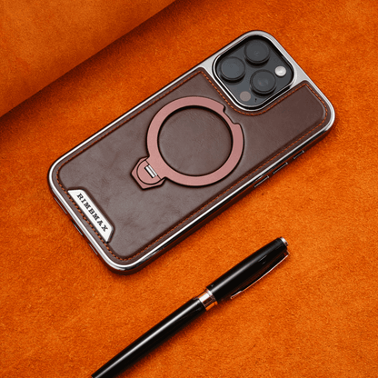 Funda con soporte magnético de metal para iPhone