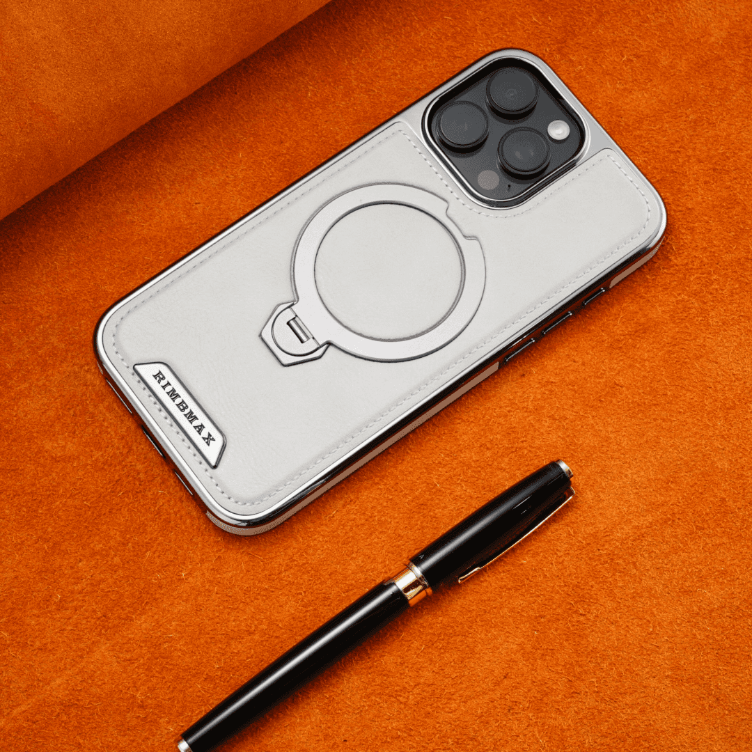 Funda con soporte magnético de metal para iPhone