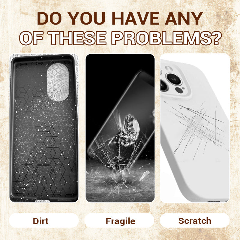 Funda rígida vintage con diseño de óxido para iPhon
