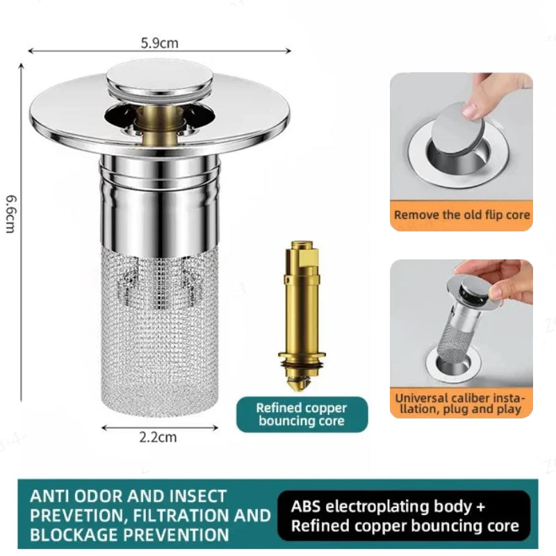 💥 ¡Comprar más = Llevar más gratis! 💥Filtro de drenaje de piso de acero inoxidable