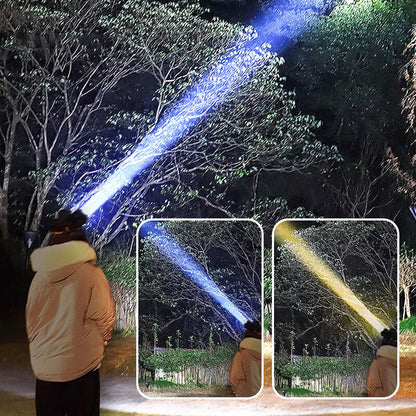 ⚡ Linterna frontal de alta potencia con iluminación ultrarradia hasta 50 metros